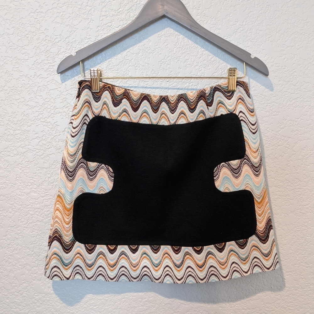 MISSONI Italian lana wool mini skirt